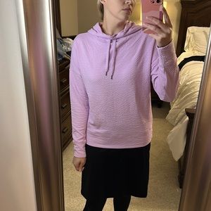 Lavender Hooded Sweatshirt